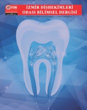 İZMİR DİŞHEKİMLERİ ODASI BİLİMSEL DERGİSİ CİLT-4 SAYI 2